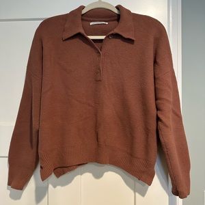 Abercrombie and fitch soft AF collared sweater